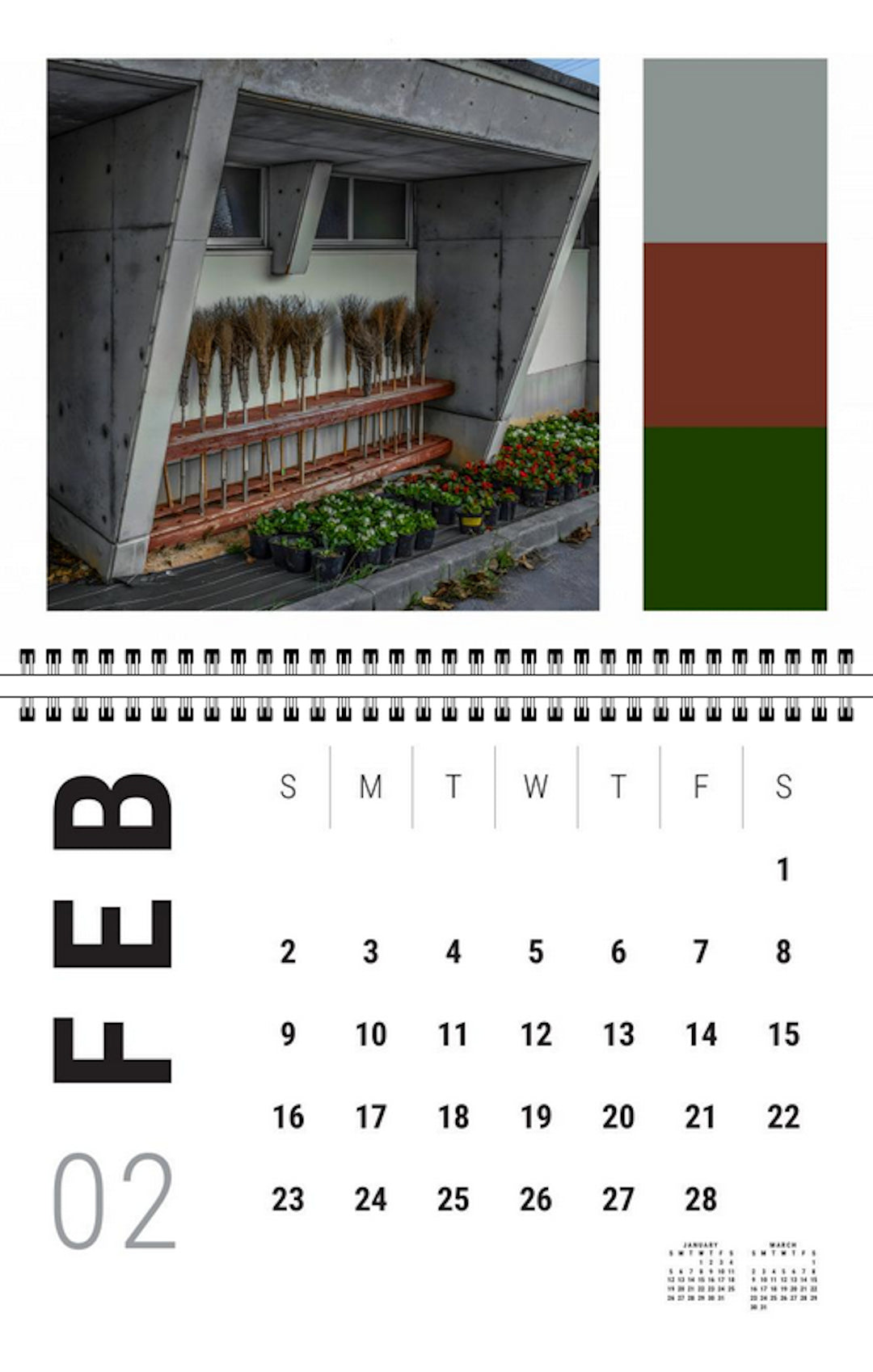 SPRING START 2025-26 CALENDAR - BRUTAL ZEN BOTANICS (Buyers in UK, EU and outside US/CAN)
