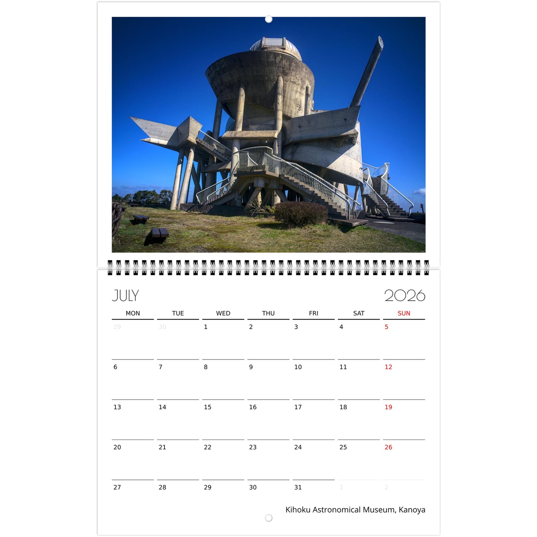 2026 CALENDAR - CONCRETE JAPAN (US & CAN buyers) – BRUTAL ZEN