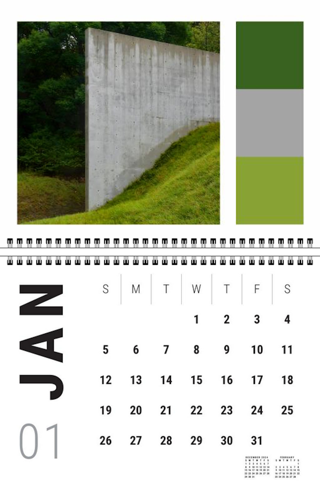 2025 CALENDAR - BRUTAL ZEN BOTANICS  (US & CAN buyers)