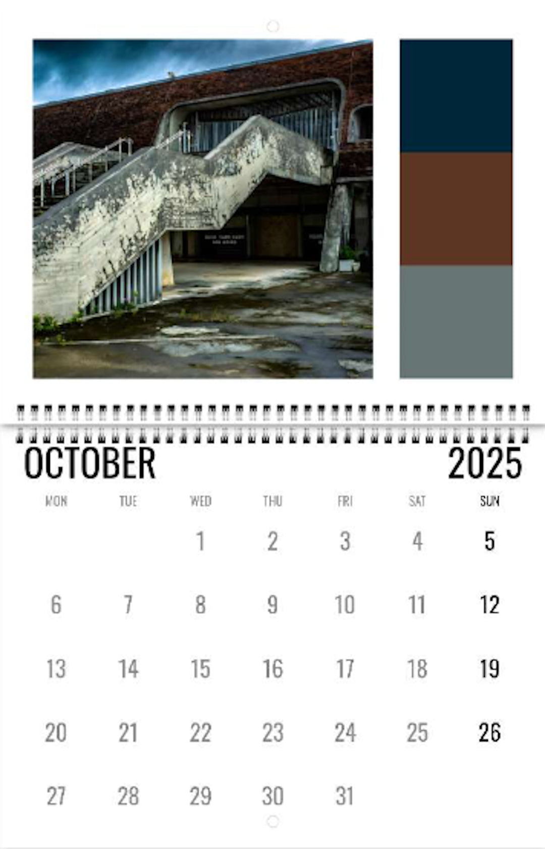 2025 CALENDAR - OKINAWA by BRUTAL ZEN (Buyers in UK, EU and outside US/CAN)