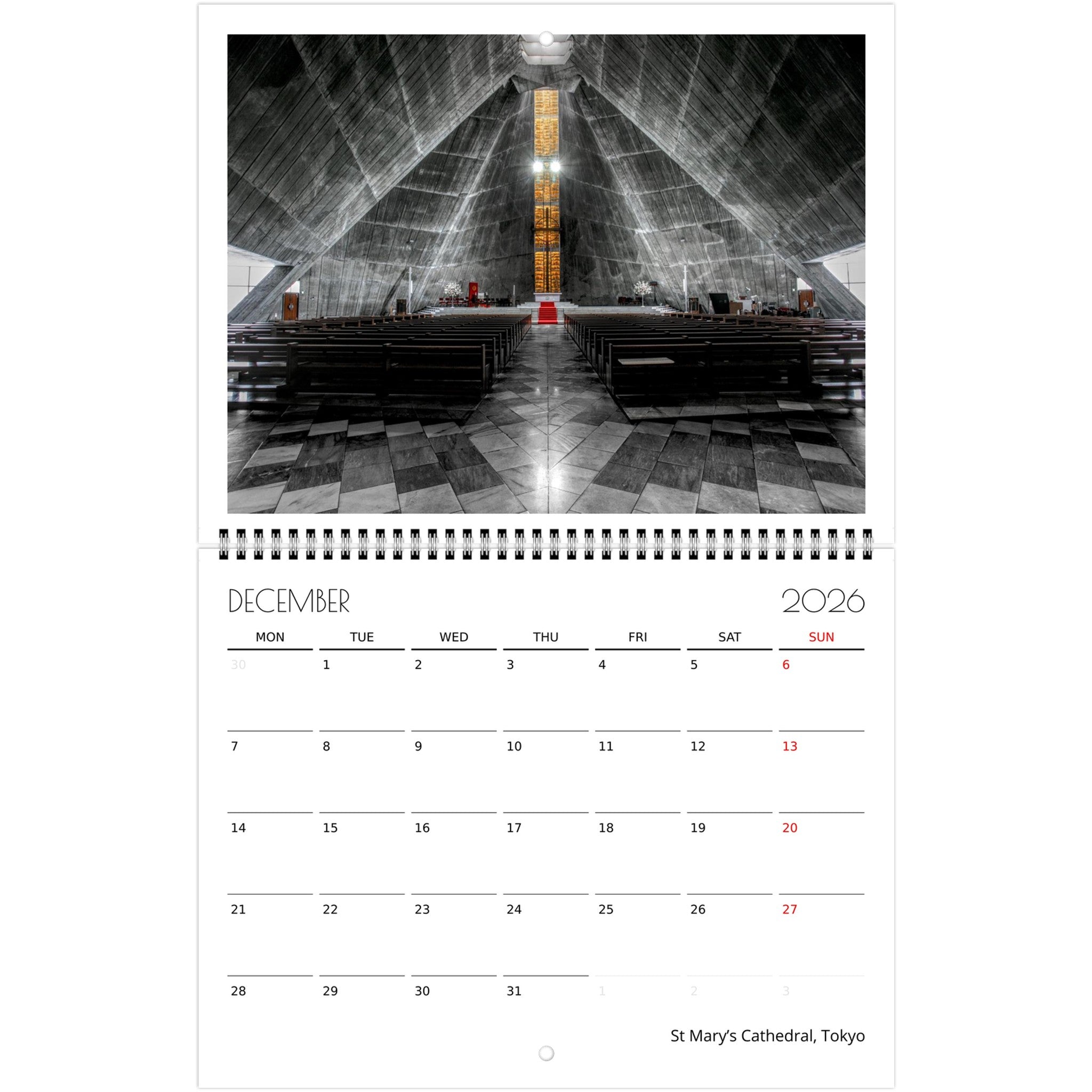 2026 CALENDAR - CONCRETE JAPAN (US & CAN buyers) – BRUTAL ZEN